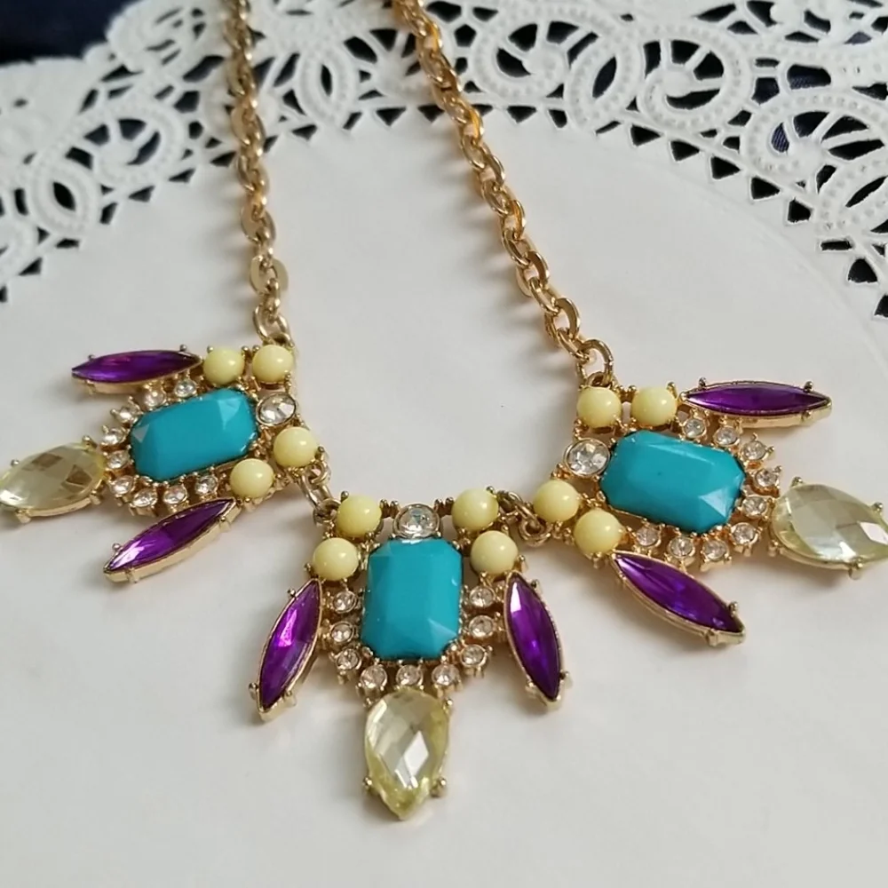 Custom chunky colorful necklace